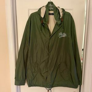 Green Big & Tall Nylon Men’s Polo Jacket (New)